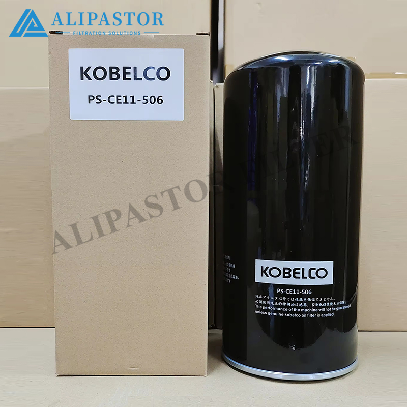 PS-CE11-506 For Kobelco Air Compressors Spare Parts Oil Filter