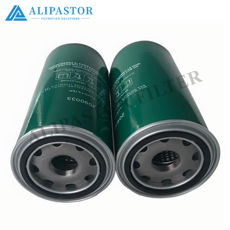 2090033 High Precision Air Compressor Spin on Oil Filter Fit for Sazhen