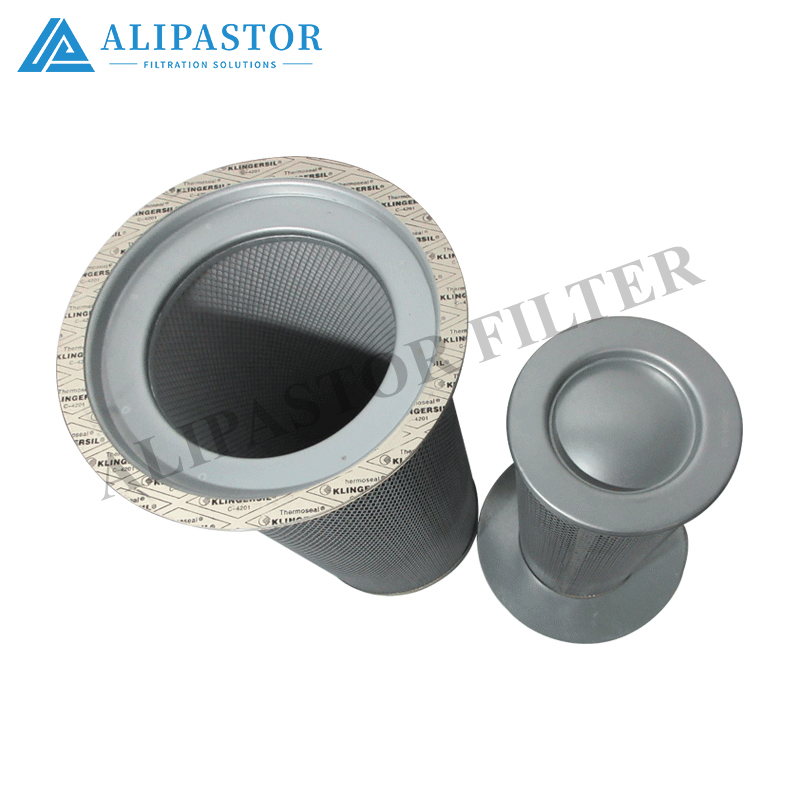 250034-128 High Efficiency Air Compressor Spare Parts Oil and air Separator